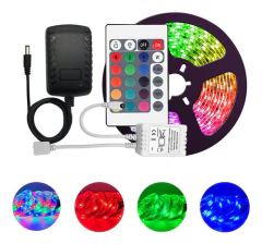 TIRA DE LUCES 5 METROS LED RGB CON CONTROL