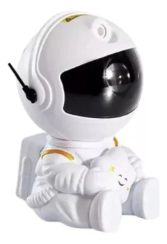 Imagen de ASTRONAUTA SENTADO PROYECTOR DE GALAXIA LED