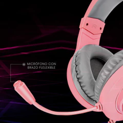 AURICULAR REDRAGON HYLAS H260 RGB - PINK - TECNOPLAY