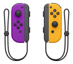JOYCON NEON NARANJA Y VIOLETA