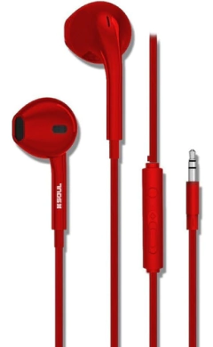 AURICULARES MANOS LIBRES SOUL S389 ROJO - tienda online