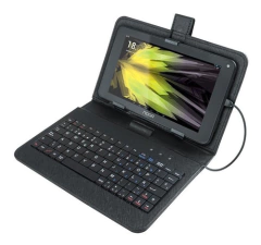 FUNDA CON TECLADO PARA TABLETS 7" NKB-007
