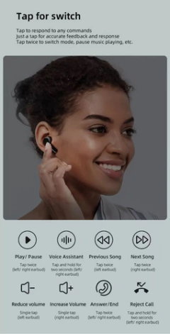 AURICULAR BT MIBRO 3 PRO NEGRO