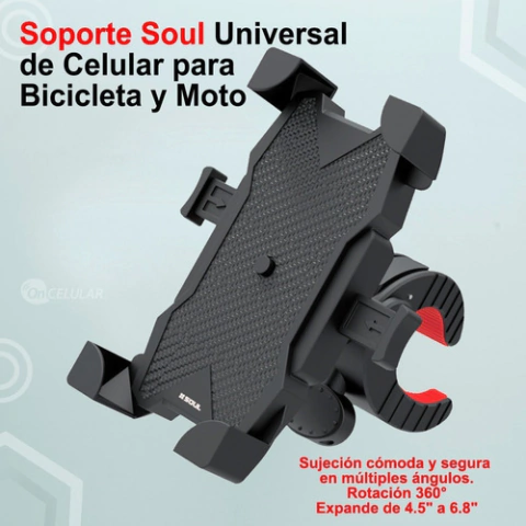 SOPORTE PARA BICICLETA/MOTO ROTACION 360° SOUL