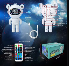 ASTRONAUTA PARLANTE BT PROYECTOR DE GALAXIA LED - TECNOPLAY