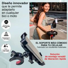 Imagen de SOPORTE PARA BICICLETA/MOTO ROTACION 360° SOUL
