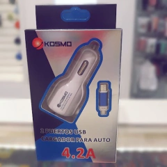 CARGADOR KOSMO 12V 4.2 A MICRO USB - comprar online