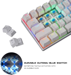 TECLADO MECANICO MOTOSPEED CK62 SWITCHES BLUE 60% BLUETOOTH - comprar online