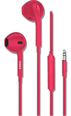 Imagen de AURICULARES MANOS LIBRES SOUL S389 ROJO