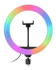 ARO DE LUZ RGB HX-MJ30 12" CON TRIPODE 2MTS - tienda online