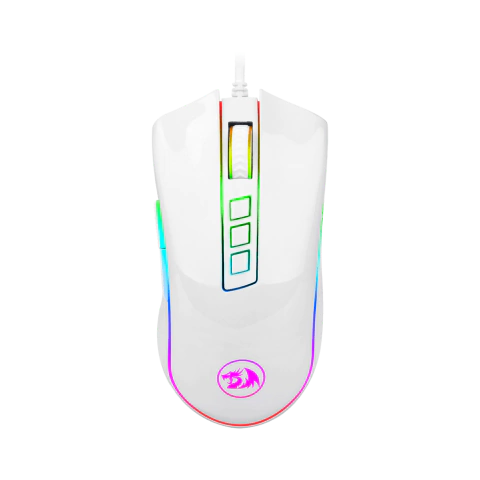 MOUSE REDRAGON COBRA WHITE M711-W