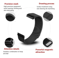 MALLA METALICA PARA SMARTWATCH 22mm en internet