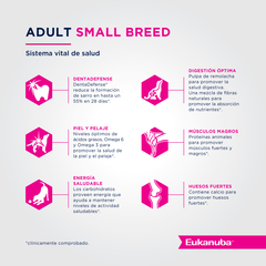 Alimento Eukanuba Adult Small Breed para Perros Adultos Pequeños - TotalPet