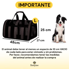 BOLSO TRANSPORTADOR RAYADO PARA MASCOTAS BIG - comprar online