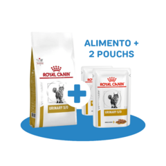 COMBO Royal Canin Alimento Gato Urinary S/O 7,5kg + 2 Pouchs Urinary S/O 85g - comprar online