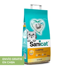 SANICAT Arena Piedra Aglomerante Para Gato Clumping