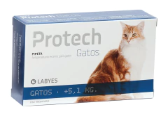 PIPETA PROTECH GATOS MAS DE 5,1KG - comprar online