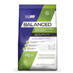 Alimento Vitalcan Balanced Gato Control de Peso para Gatos Castrados - comprar online