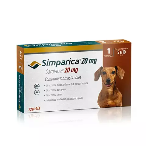 Pastilla SIMPARICA 5 a 10KG