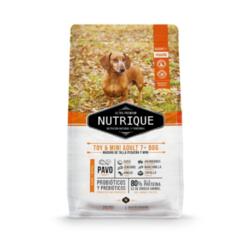 Alimento Nutrique Toy & Mini Adult +7 para Perros Senior Pequeños