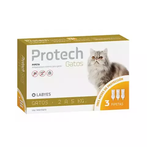 PIPETA TRIPACK-PROTECH GATOS HASTA 5KG
