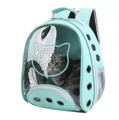 MOCHILA TRANSPARENTE GATO - TotalPet