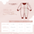 Saida Maternidade Elizabeth Vermelho com Off White - loja online