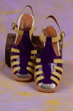 GEORGIA Violeta y amarillo - comprar online