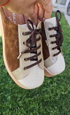 ZAPA RAÍZ BEIGE - comprar online