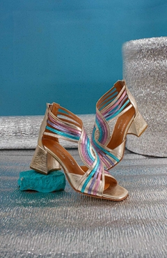 SANDALIA IVI PLATINO - comprar online