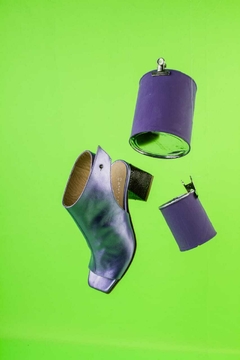 SANDALIA NILMA VIOLET METAL - comprar online