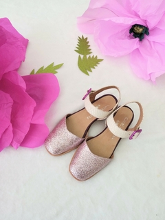 FRIDA ROSE GLITTER - Yamanas calzado de diseño