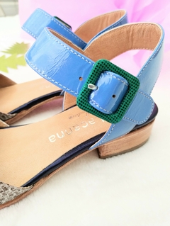 FRIDA RAFIA SILVER - Yamanas calzado de diseño