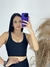Top Ana Canelado Preto - comprar online