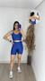 Top Larissa Canelado Azul Bic - loja online