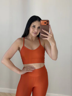 Top Larissa Canelado Paprica