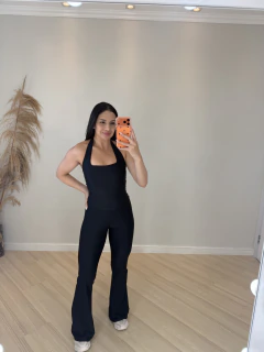Legging Flare Canelada Preta