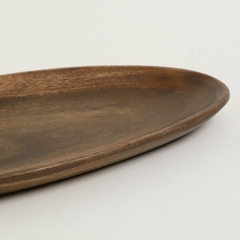 Bandeja Oval Acacia Manila 30 x 18 cm. en internet