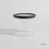 Frasco Redondo de Vidrio con Borde Silicona - comprar online