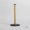Porta Rollo De Cocina Vassa Black Marble y Bamboo 35 cm. - comprar online