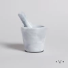 Mortero Cónico Vassa de Mármol 10.5 x 10,5 cm. - comprar online