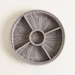 Copetinera De Polipropileno Trenzado Visón 33,5 cm. - comprar online