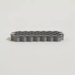 Cubetera De Silicona Panal Grey 20 x 12 cm. - comprar online