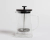 Cafetera Doble Vidrio Con Embolo 600 ml.