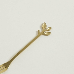Set X6 Tenedores Copetin De Acero Dorado Stem 12,5 cm. en internet