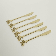 Set X6 Untadores De Acero Dorado Stem 15 cm. - comprar online