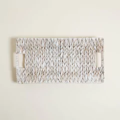 Bandeja Plana Rectangular Bangkok White - tienda online