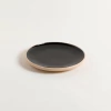 Plato Postre Korba Negro/Beige 20 cm. - comprar online