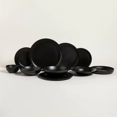 Ensaladera Baja Coupe Fine Plus Black Sand 21,5 cm. - tienda online