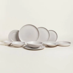 Ensaladera Fine Plus Sand 21 cm. - Duvet Home